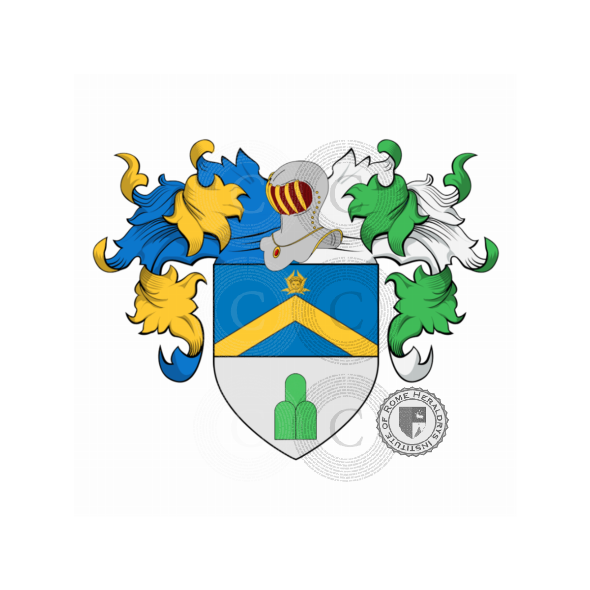 Wappen der FamilieAngelieri o Angeloro, Angeloro,Angileri