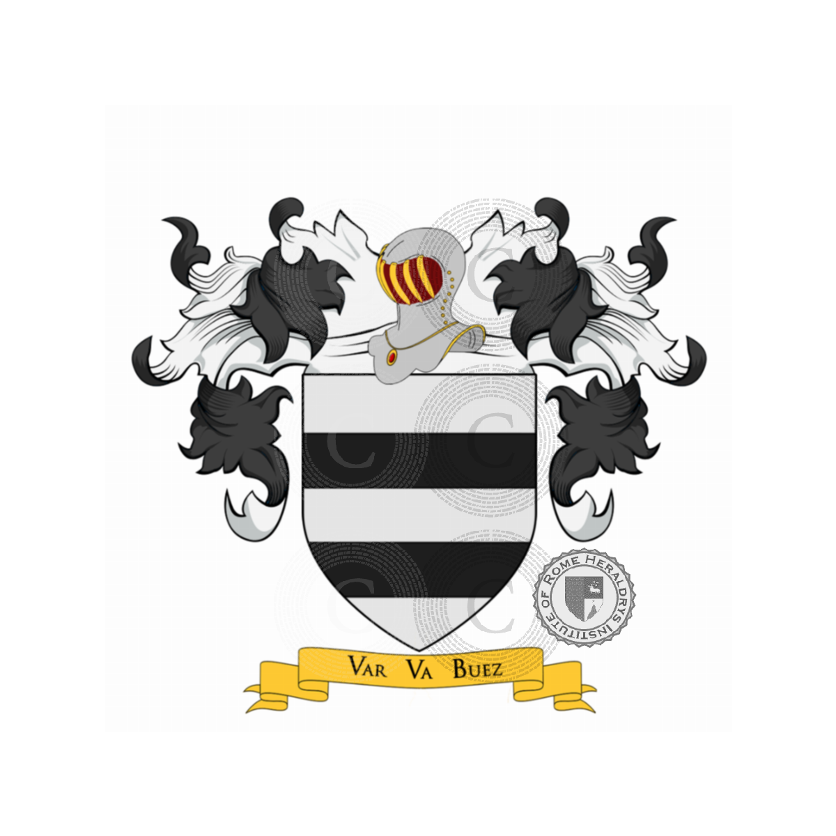 Escudo de la familiaBarbery (Velay)