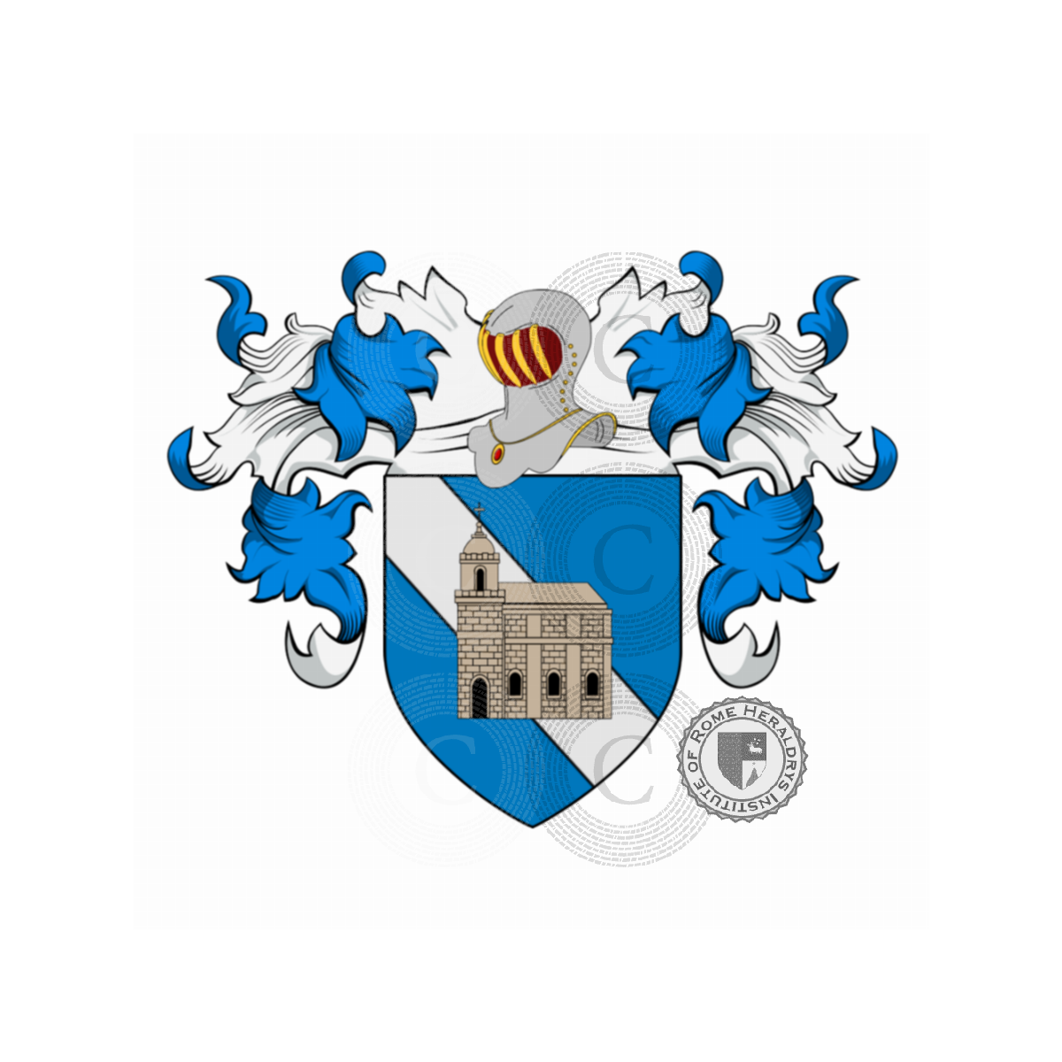Escudo de la familiaChiesa (Toscana), Chiesa (della)