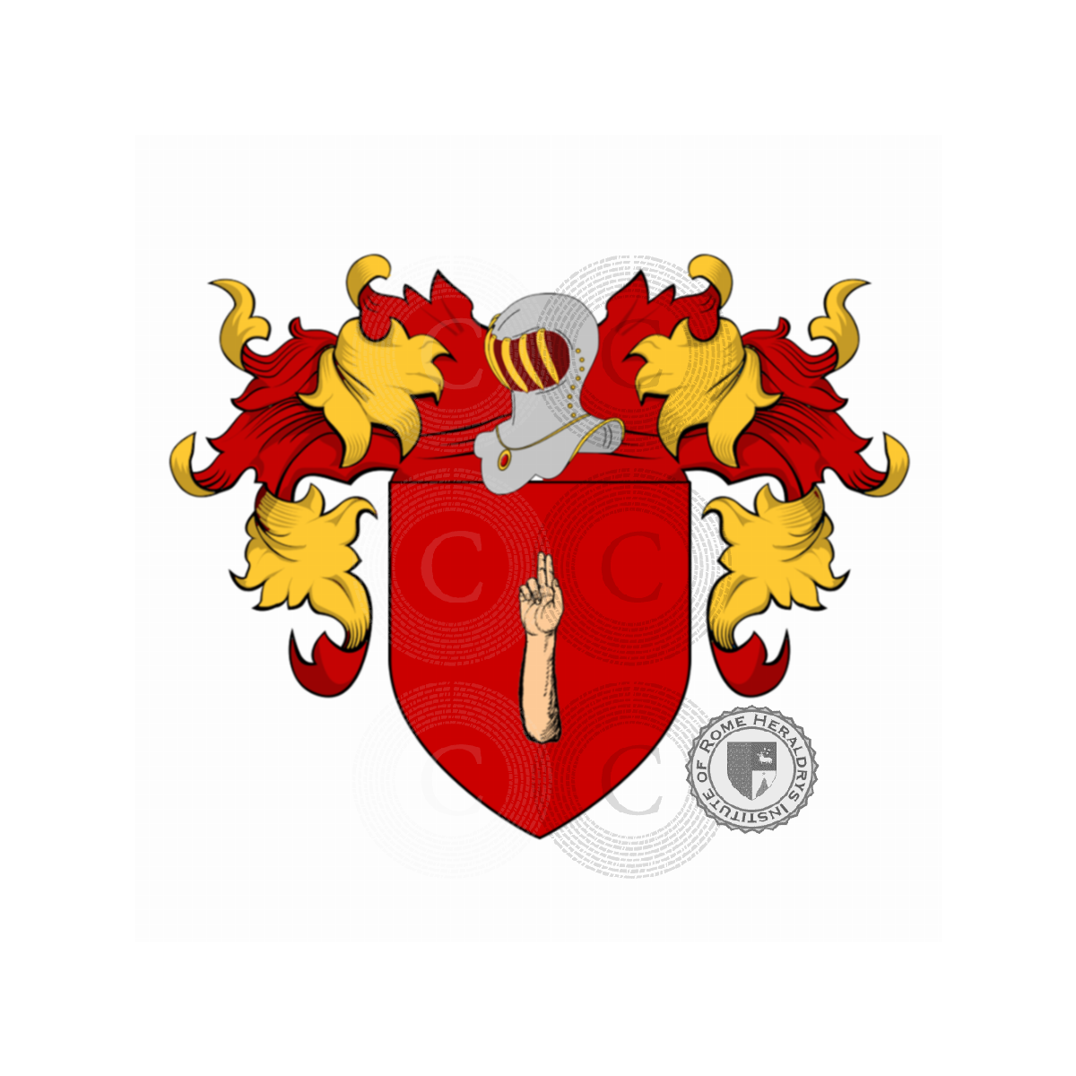 Escudo de la familiaBandinelli (Trento), Bandinelli Paparoni