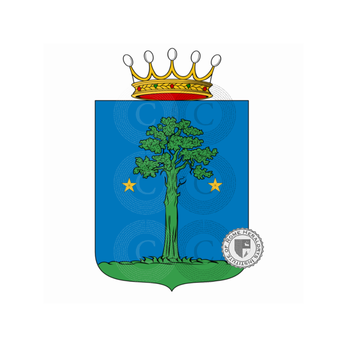 Escudo de la familiaZanoli, Zanolio,Zanolli,Zanollo
