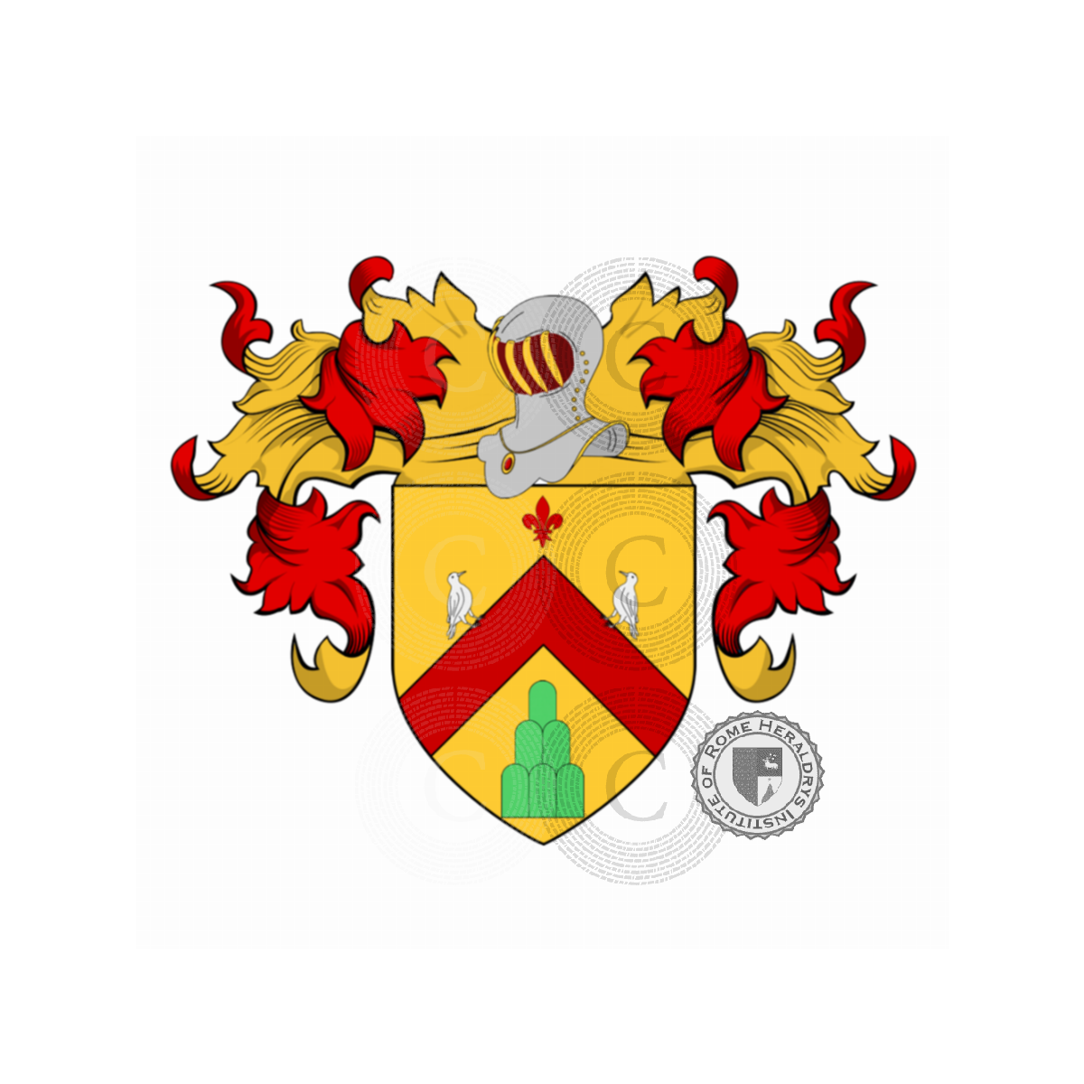 Escudo de la familiaSimoni (de o Sterponi) (Pescia,Firenze), Sterponi