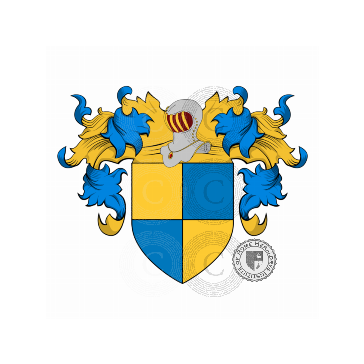 Wappen der FamilieFossa, Fossaluzza,Fossi