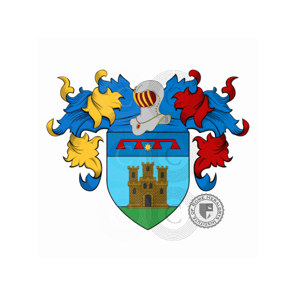 Coat of arms of familyGiannelli, Gianello,Giannella