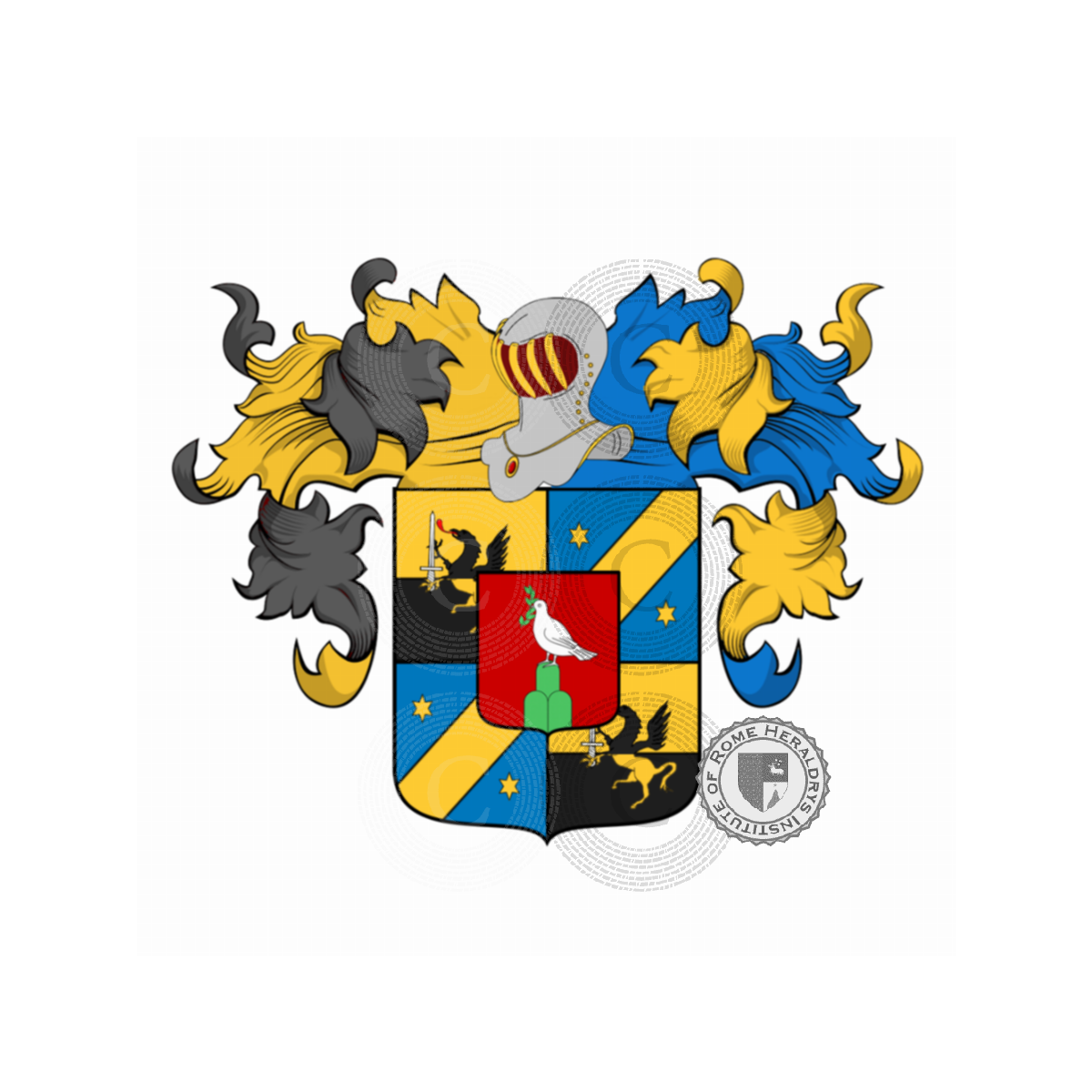 Escudo de la familiaBettoni, Bettoni Cazzago (Brescia, ramo comitale), Bettoni Cazzago