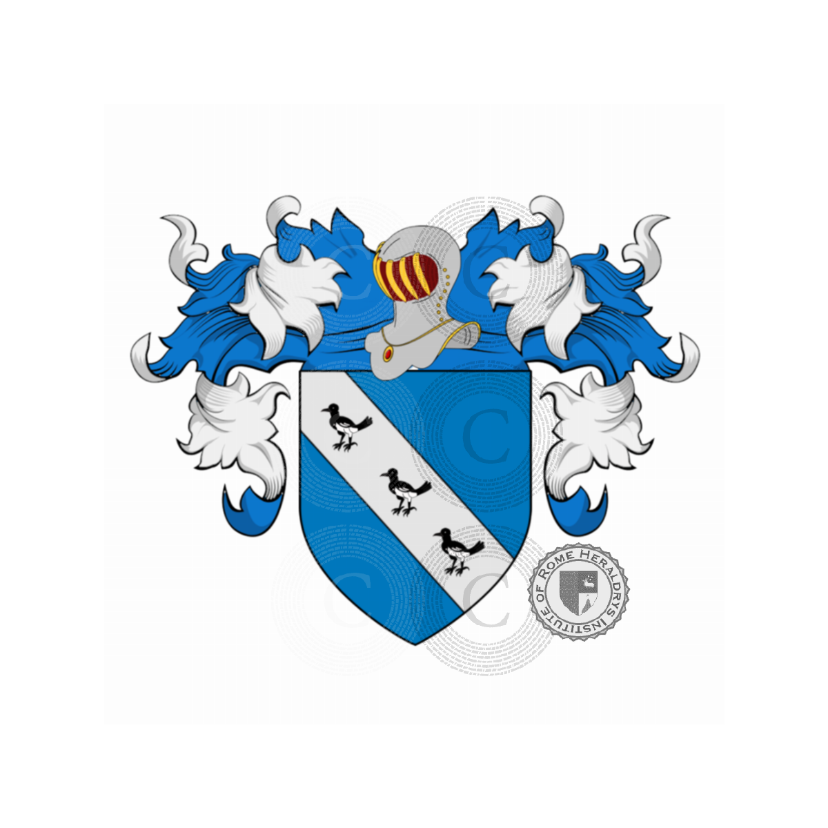 Escudo de la familiaGavini, Gagnino (Savigliano)