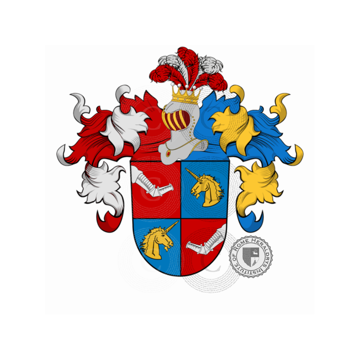 Escudo de la familiaElbing (Baviére), Elbing d'Unterschönfelt
