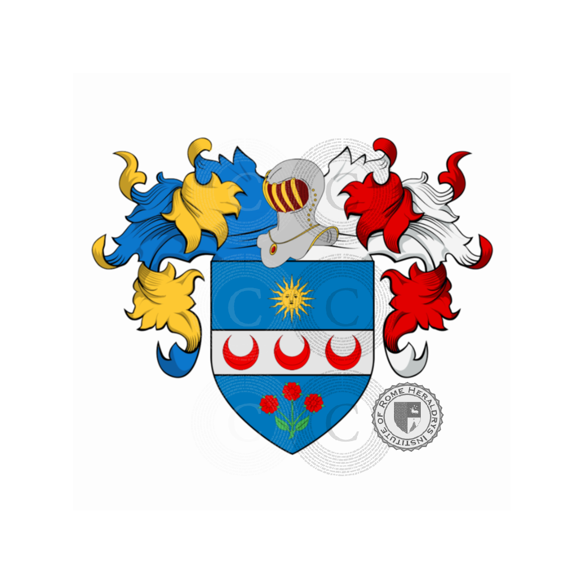 Escudo de la familiaPanfili (Marche), Pamfili,Pamphili