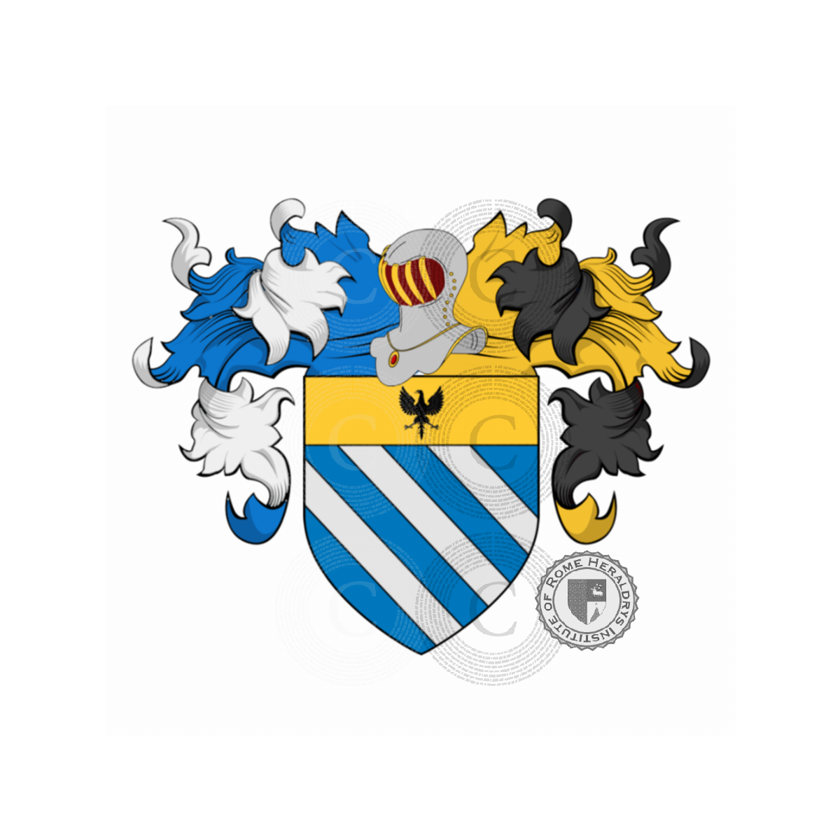 Escudo de la familiaMichelini, Michelin,Michelino,Miquelino,Ramazzotti