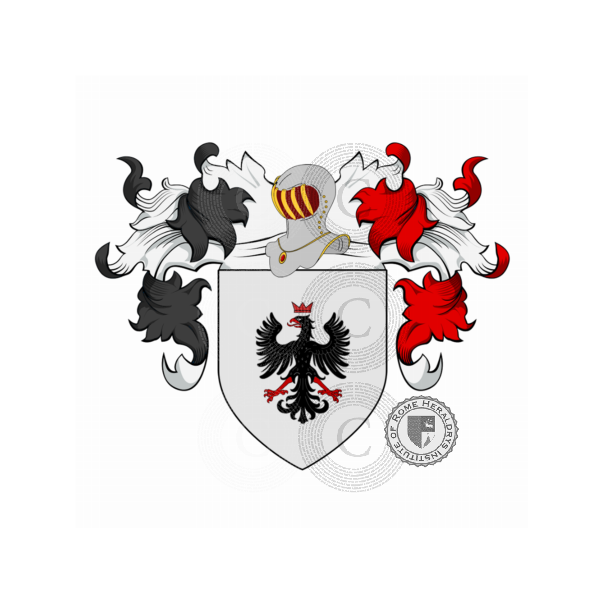 Wappen der FamilieTurco o Turchi o Turci o Turco dei De Castello, Turcio,Turco