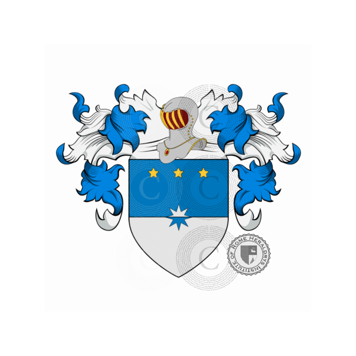 Wappen der FamiliePizzini, Pizzini de Thürberg,Pizzino