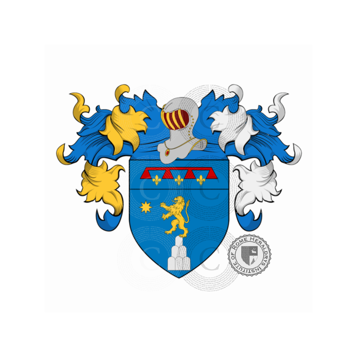 Escudo de la familiaSalvadori, Baschieri Salvadori,Salvatori