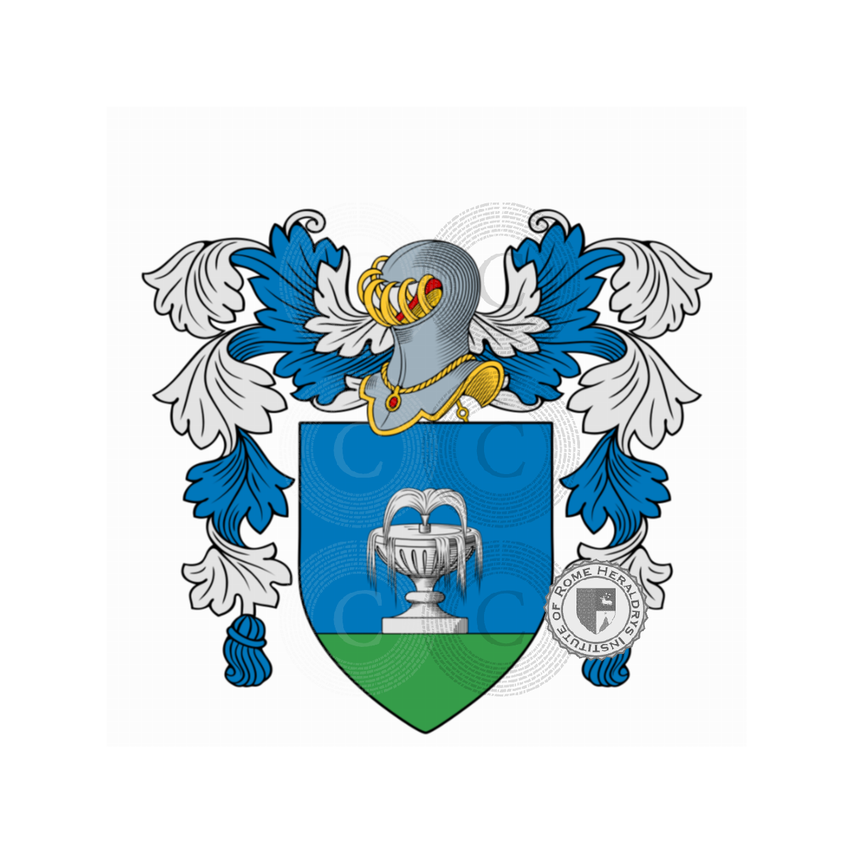 Coat of arms of familyFontana, de Fontana,della Fontana,Fontanesi