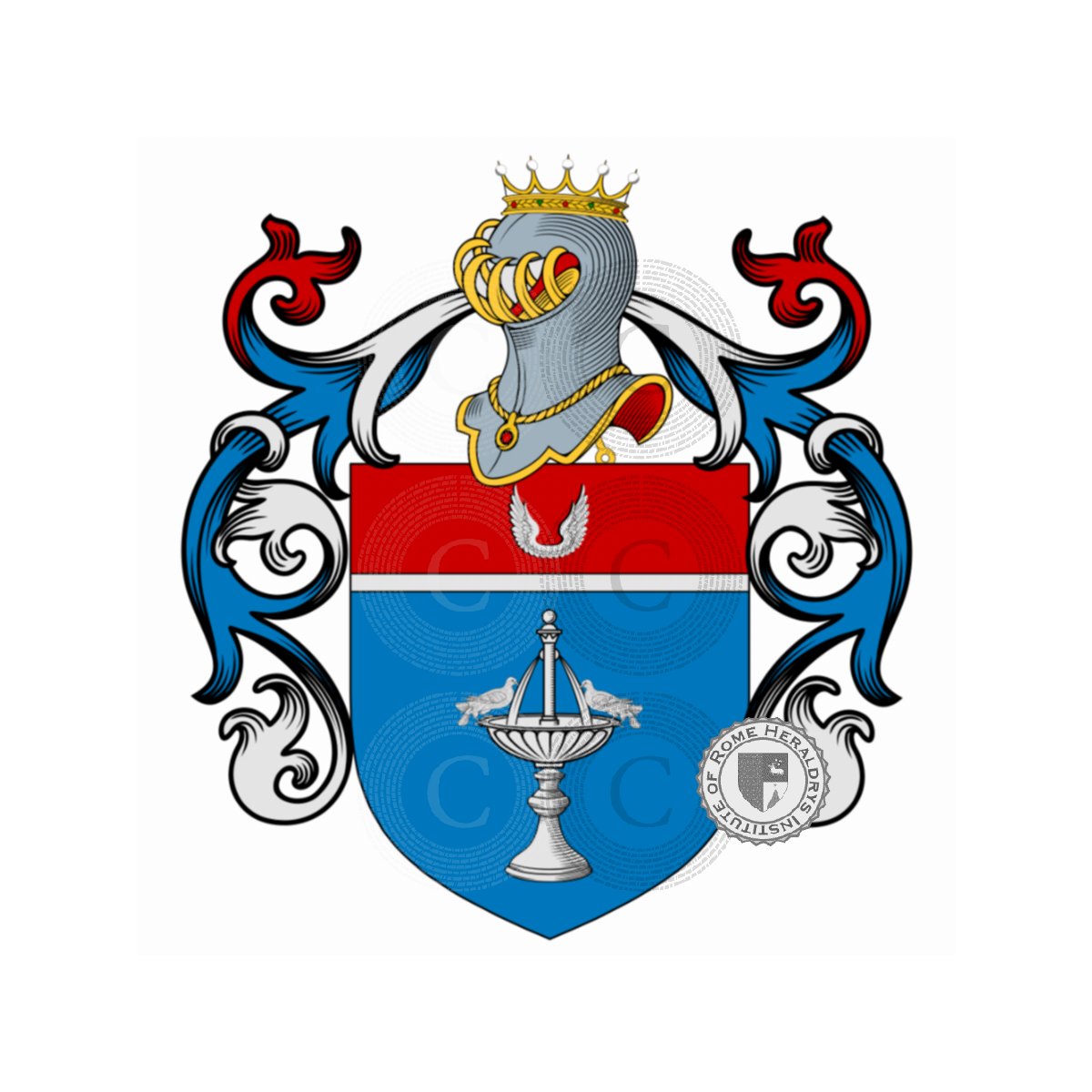Wappen der FamilieFontana, de Fontana,della Fontana,Fontanesi