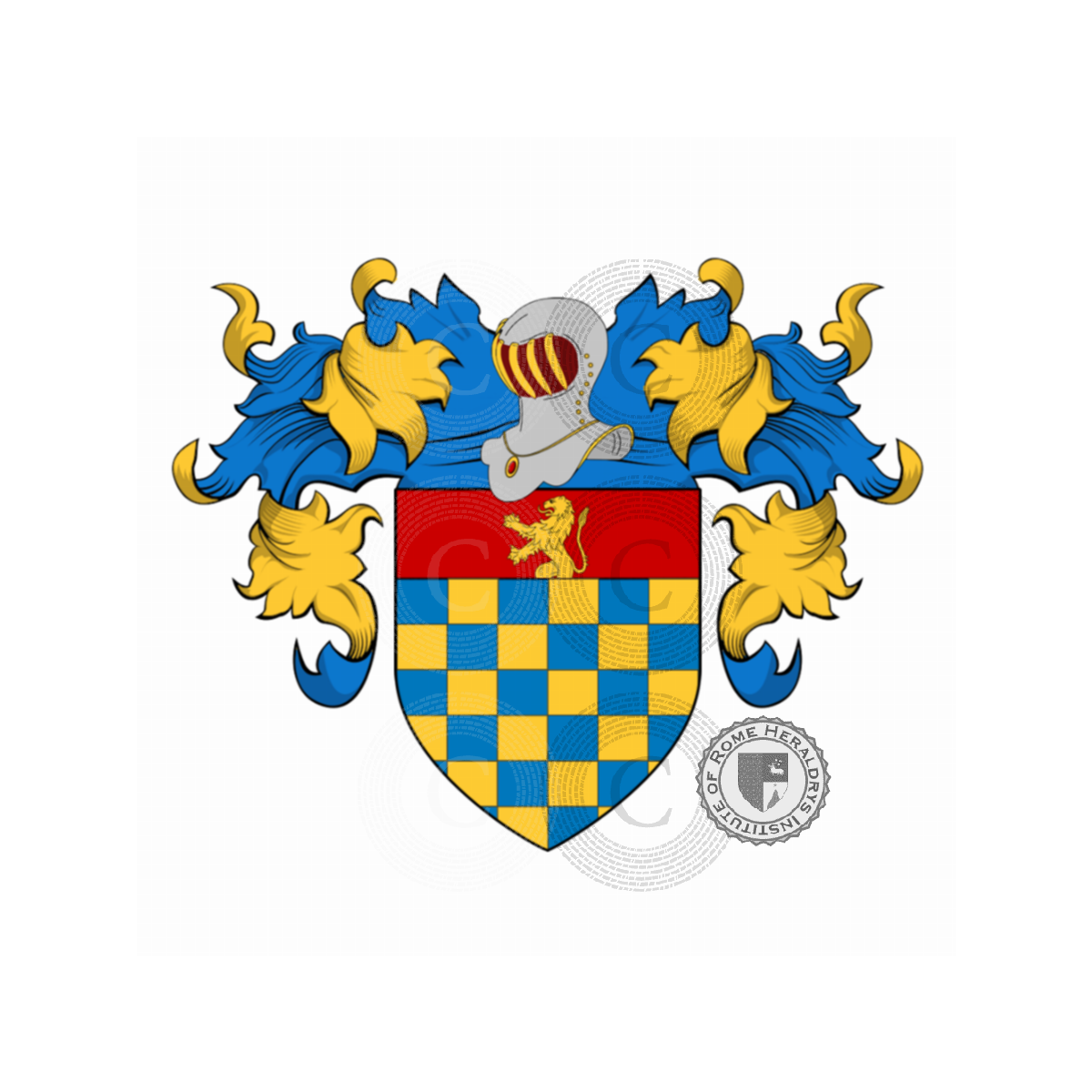 Wappen der FamiliePezza, Pezzato,Pezzatti,Pezzatto