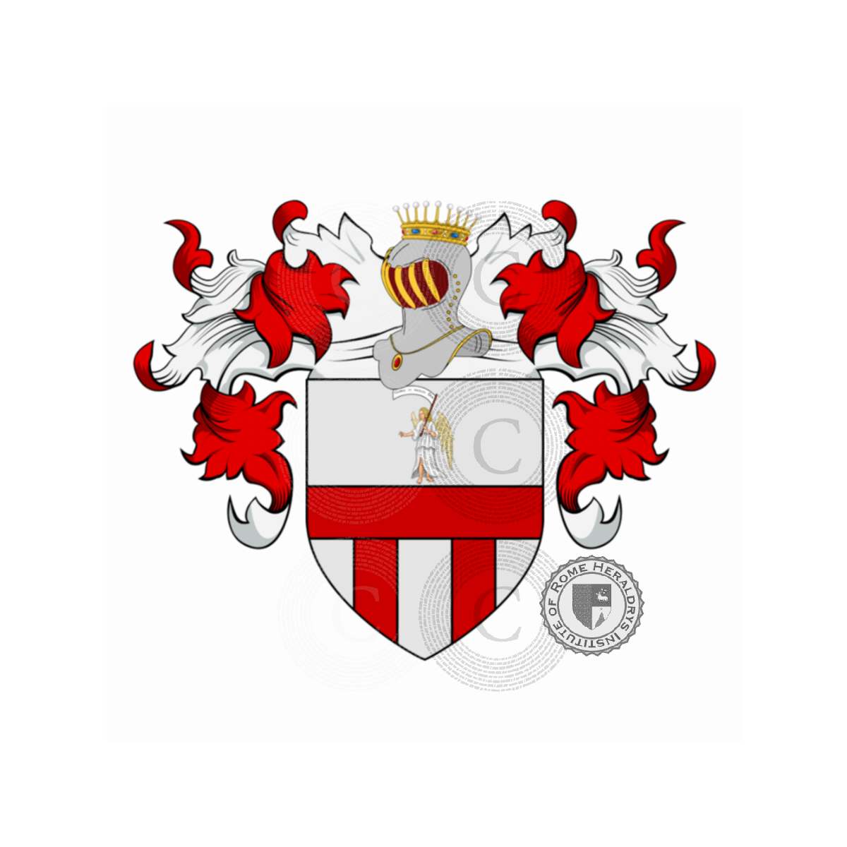 Escudo de la familiaAngelini, Angelina,Angellini,Martinelli