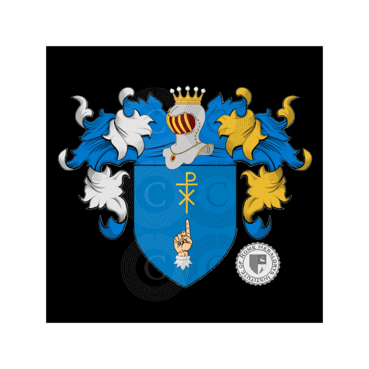 Coat of arms of familyAgostini Trombetti