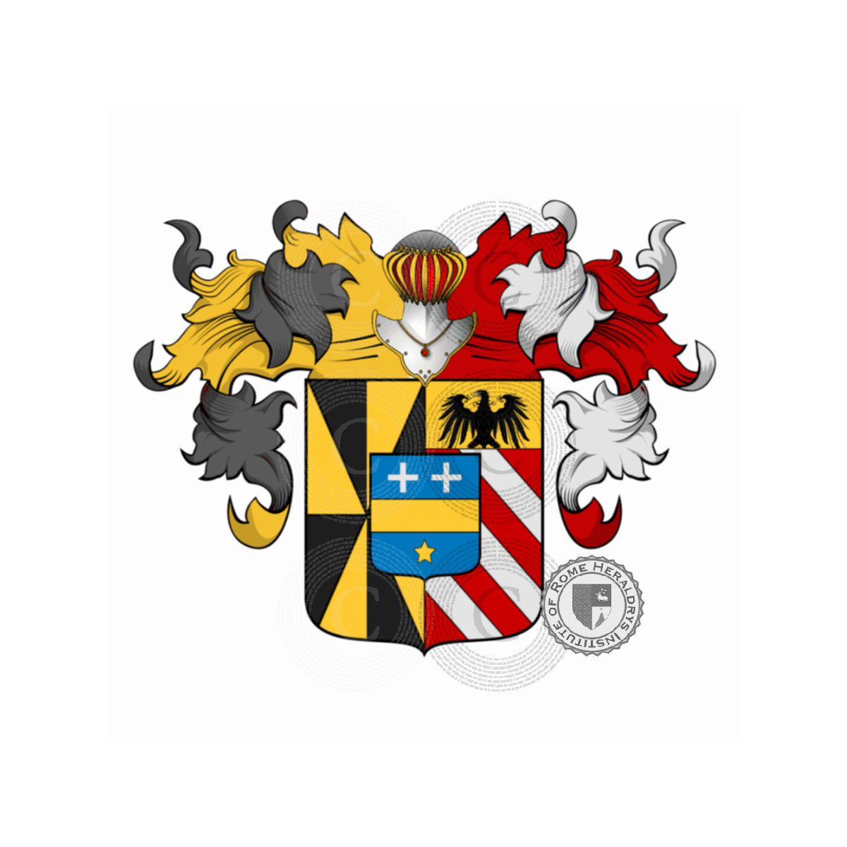 Escudo de la familiadu Gros de Grolée, Cros de Grolèe