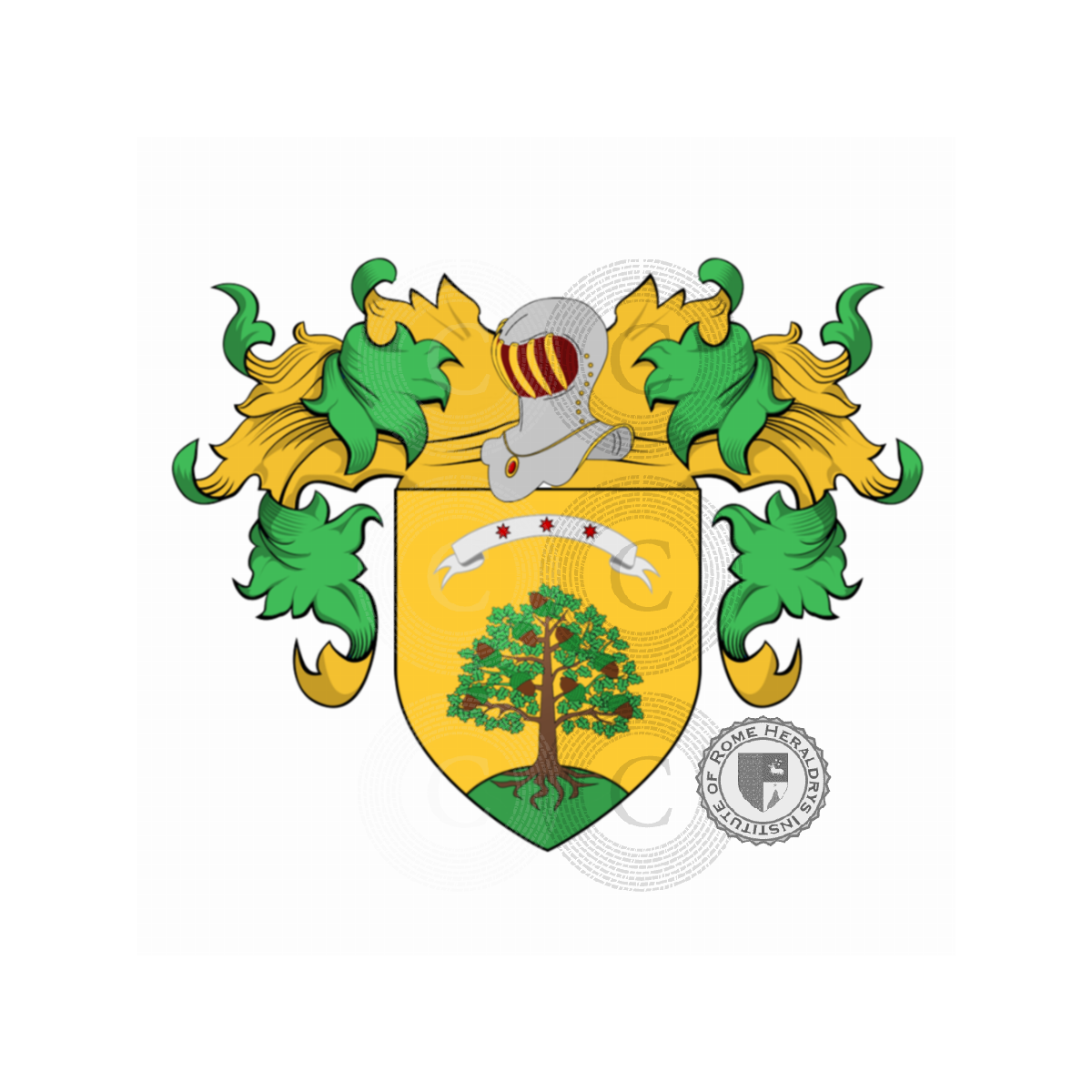 Coat of arms of familyAlbarelli, Albarello