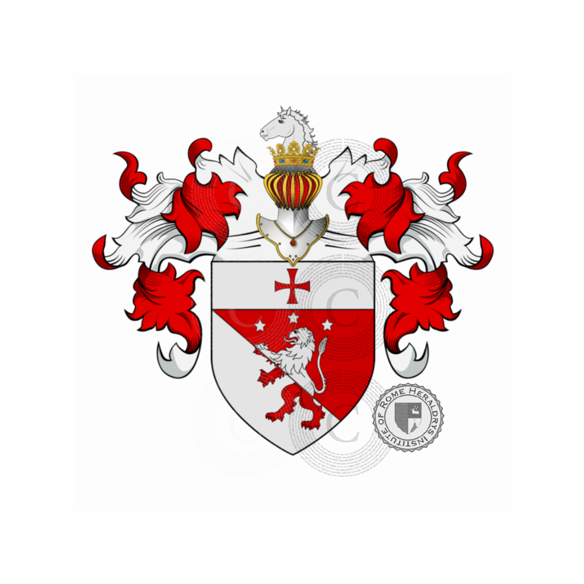 Wappen der FamilieAdelardi, Bulgari, Marcheselli o Marchesiello