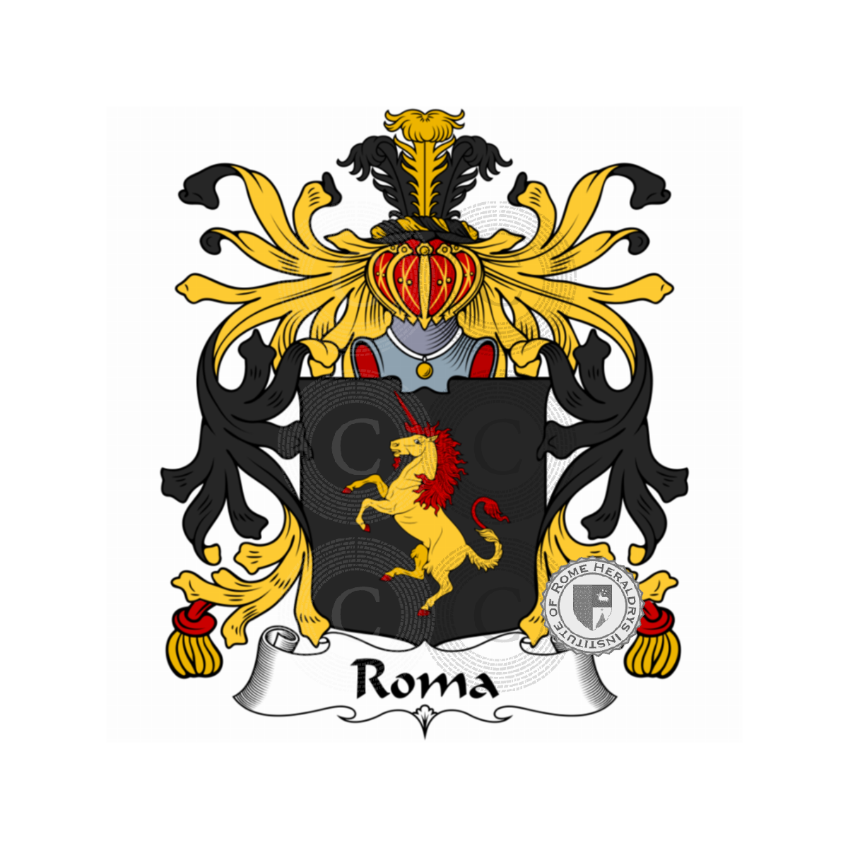 Escudo de la familiaRoma, de Roma
