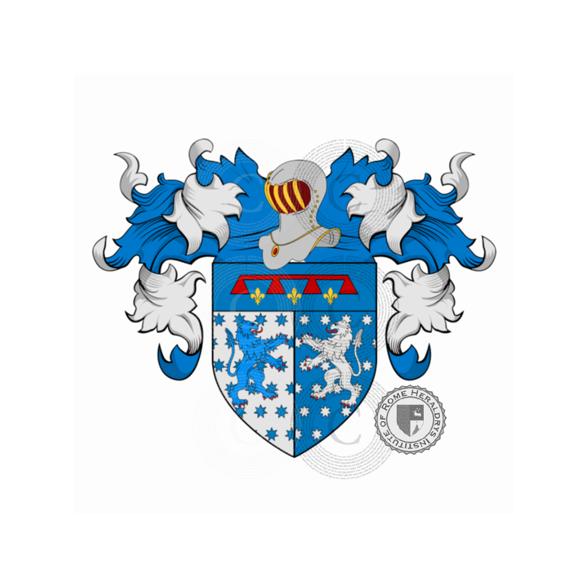 Coat of arms of familyBerti, Bertinazzo,Betti,Brunacci