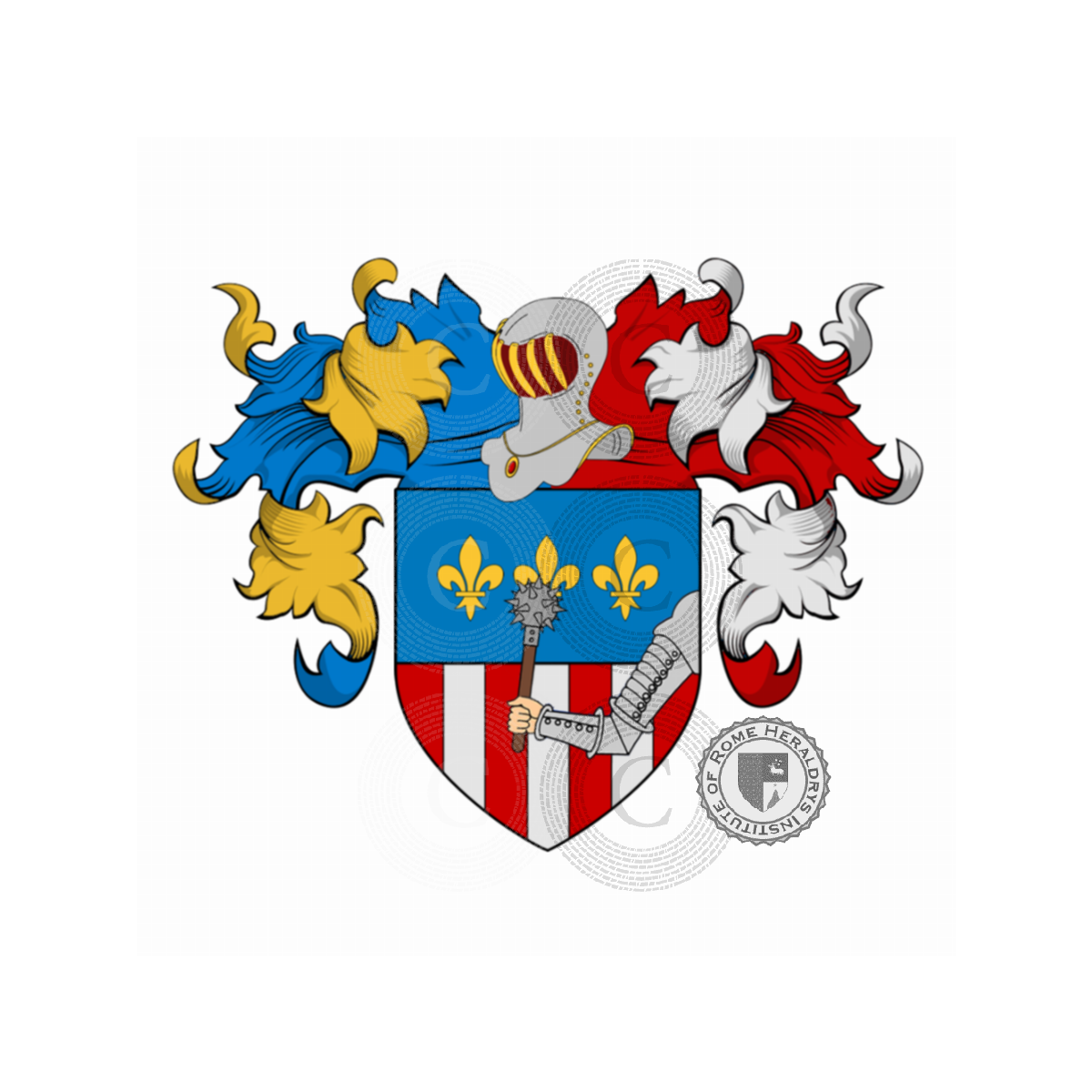 Wappen der FamilieMonaco, di Monaco,Dimonaco,La Monaca,Lo Monaco