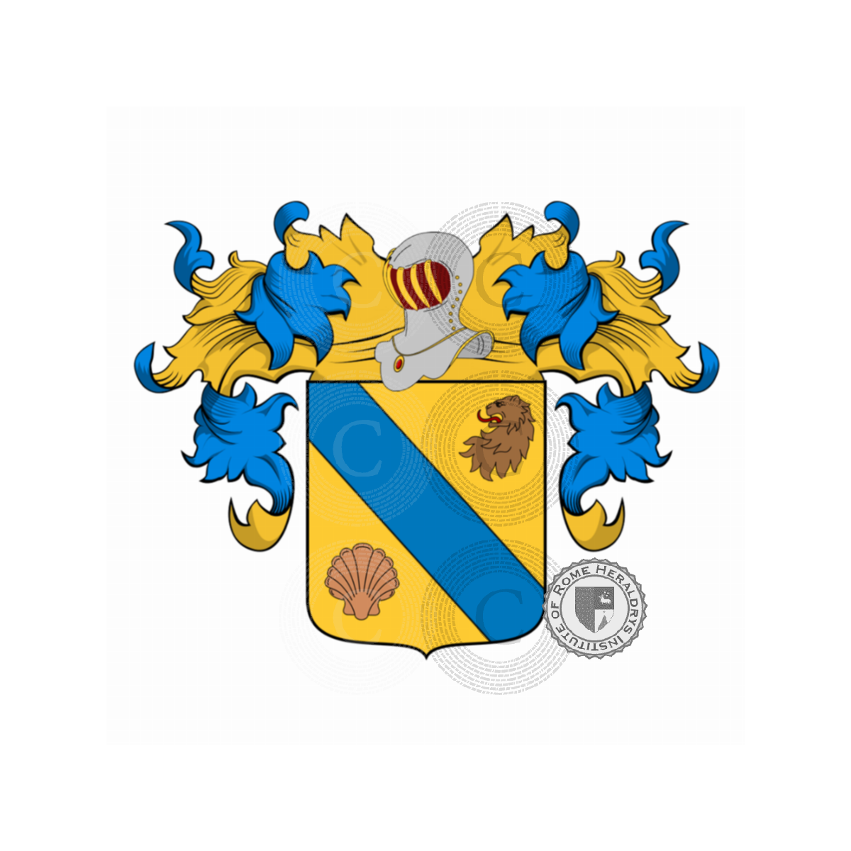 Escudo de la familiaBerardi, Ebrardi,Ierardi