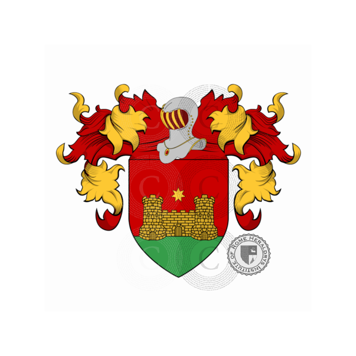 Wappen der FamilieFognani, Fognana,Fognano