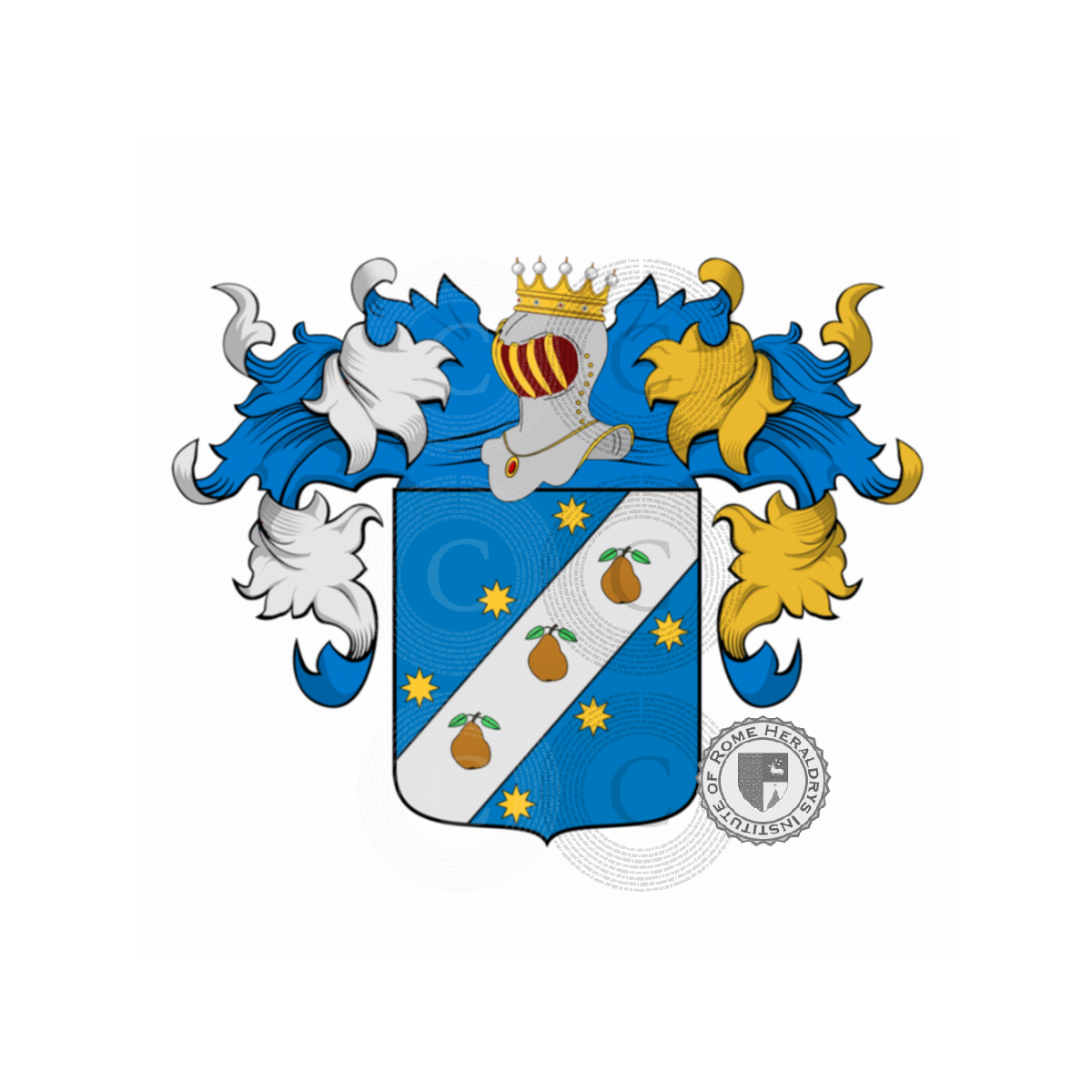 Coat of arms of familyPeri, Benvenuti Peri,Peri Calcinaioli