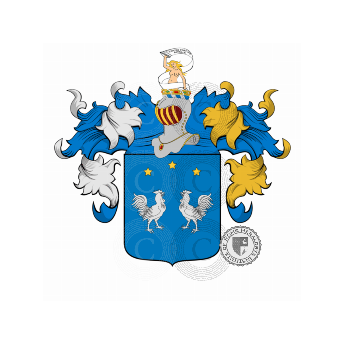 Escudo de la familiaGal, Battalin,Galli,Gallottini