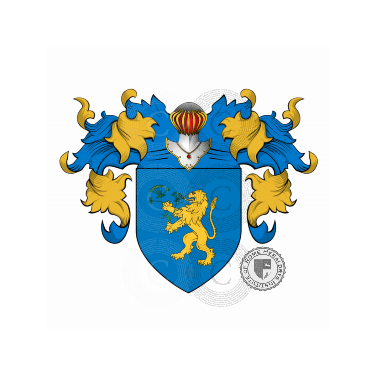 Coat of arms of familyFinocchio, Finocchi,Finocchi Finn
