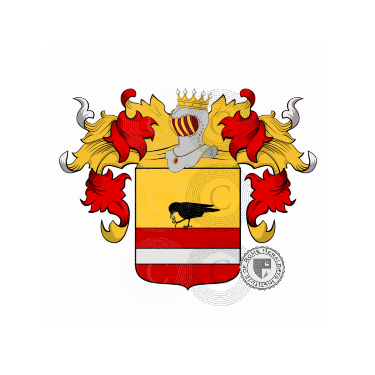 Escudo de la familiaMaseri, Maserin,Maserini