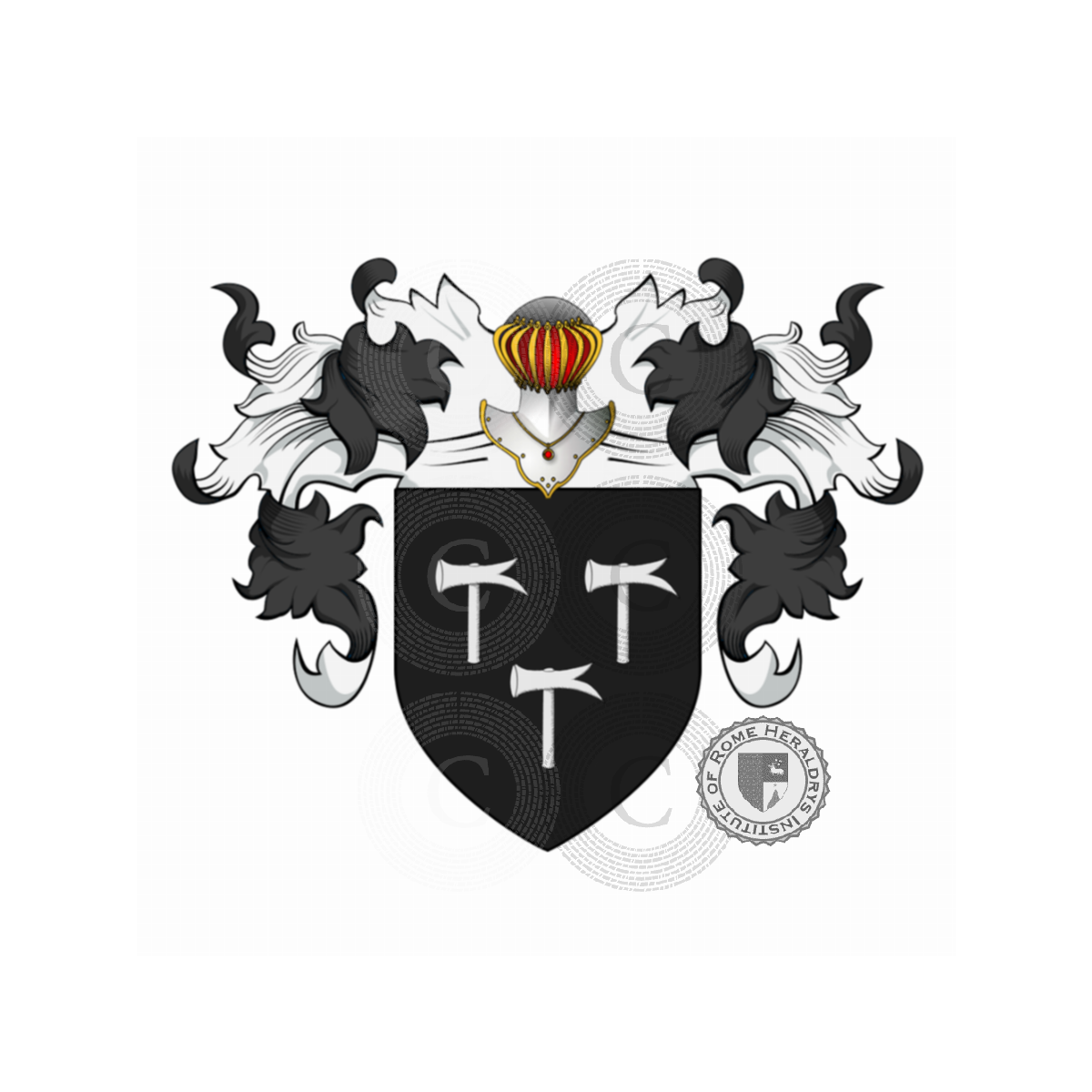 Wappen der FamilieMazzetti, Macetti,Masset,Massetti,Mazetti