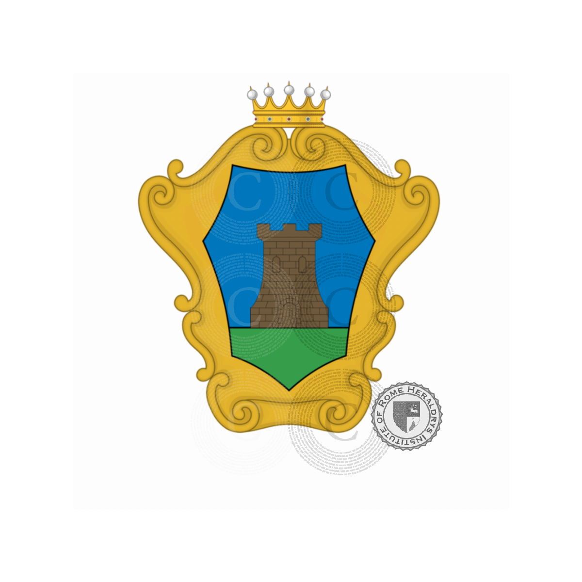 Coat of arms of familyCiani della Torre, Cejani