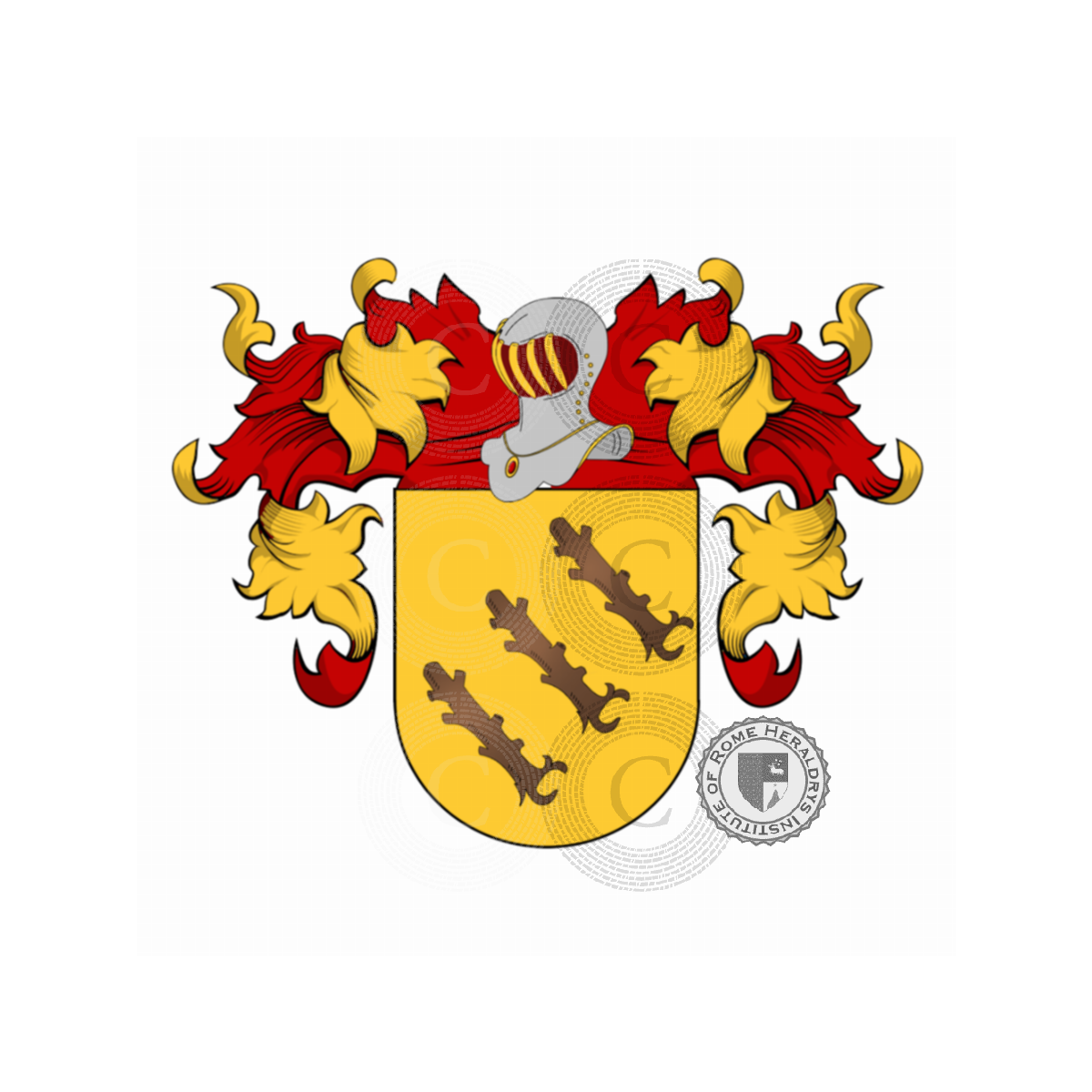 Coat of arms of familyBairros, Barros
