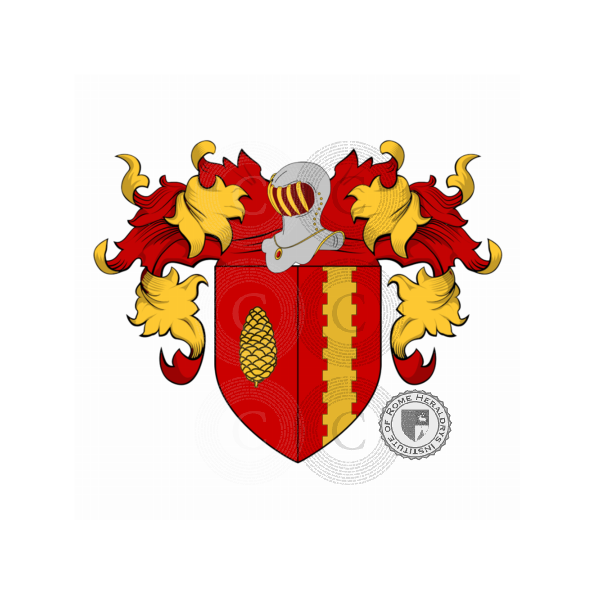 Coat of arms of familyBonci Casuccini, Bonci Casuccini Minutelli