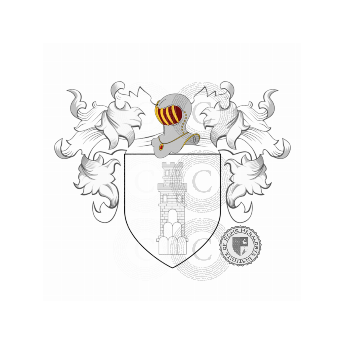Wappen der FamiliePieroni della Torre