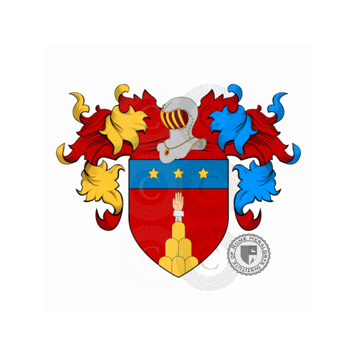 Coat of arms of familyMainetti, Mainetto,Maynetto