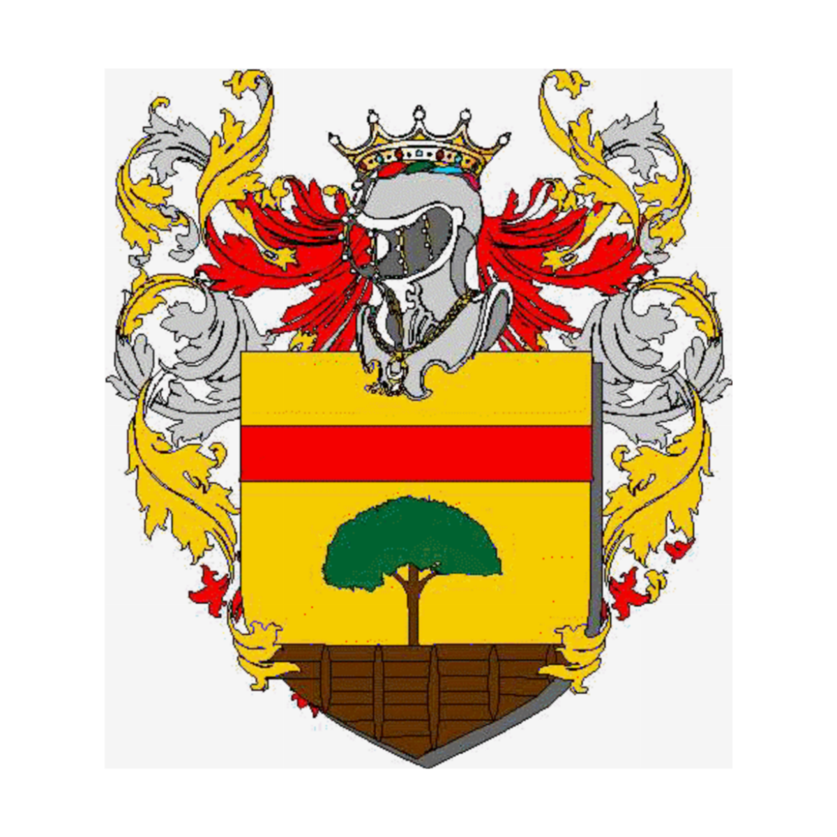 Coat of arms of family    