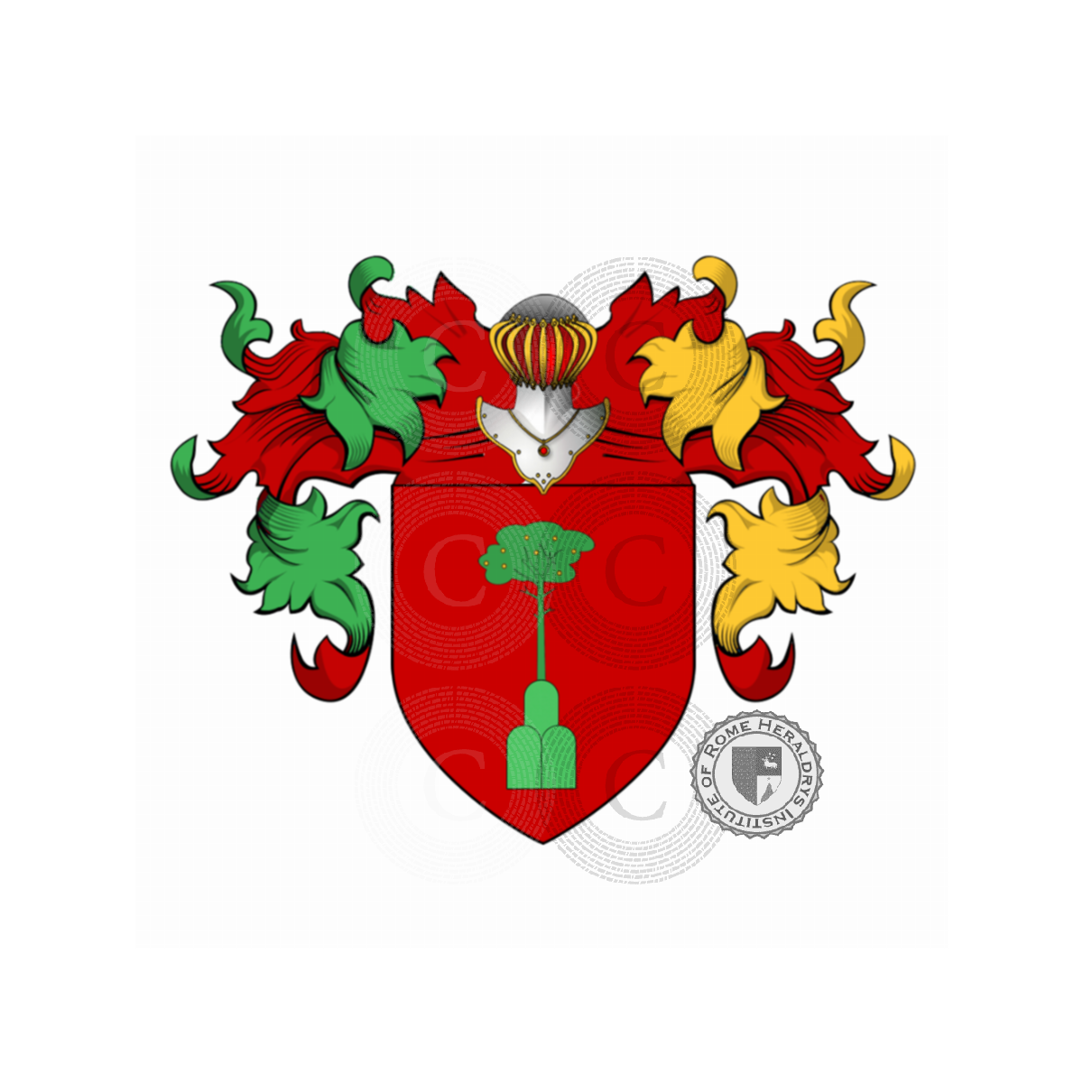 Wappen der FamiliePindemonte, Pinamonti