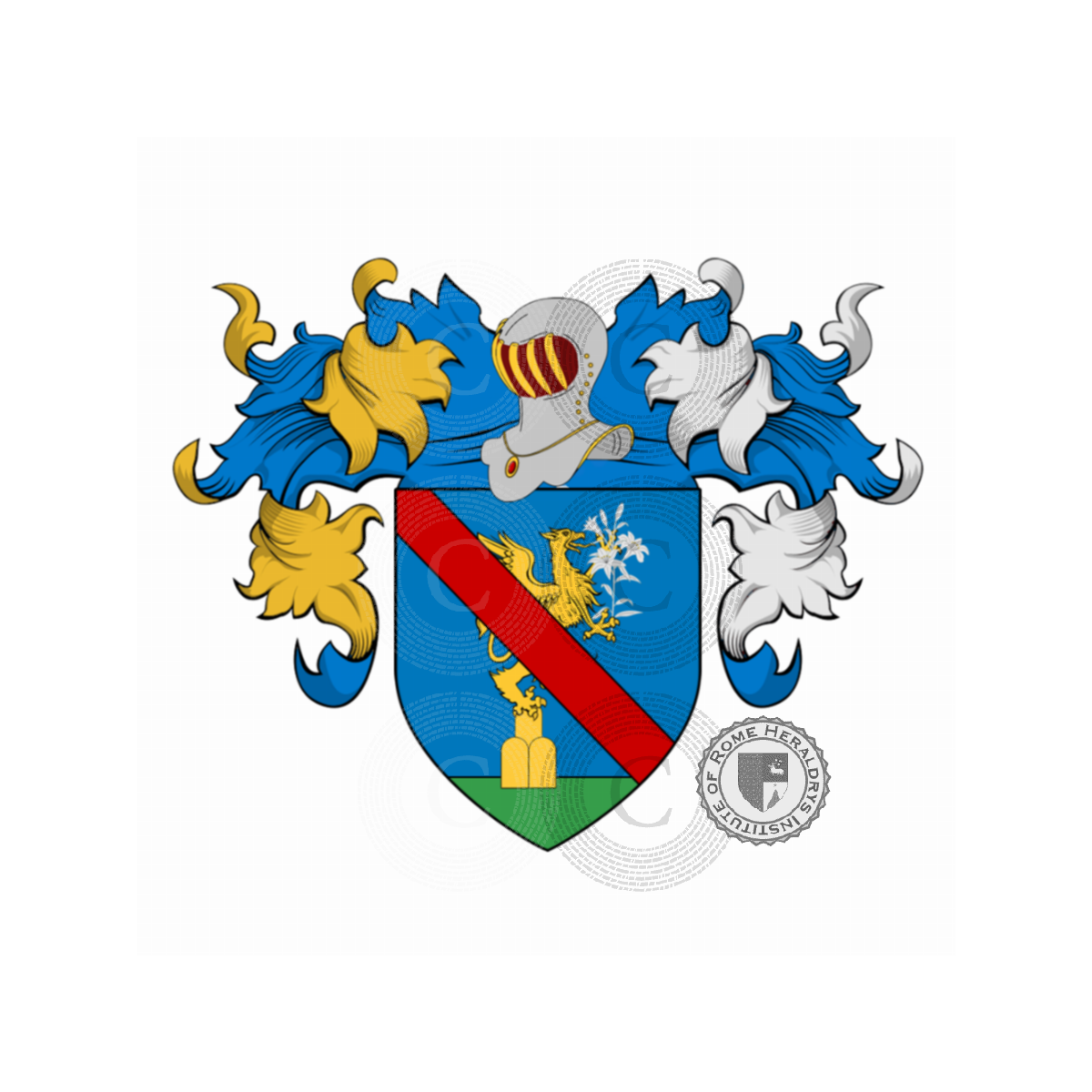 Wappen der FamilieCola, Colafelice,Colamaria,de Cola
