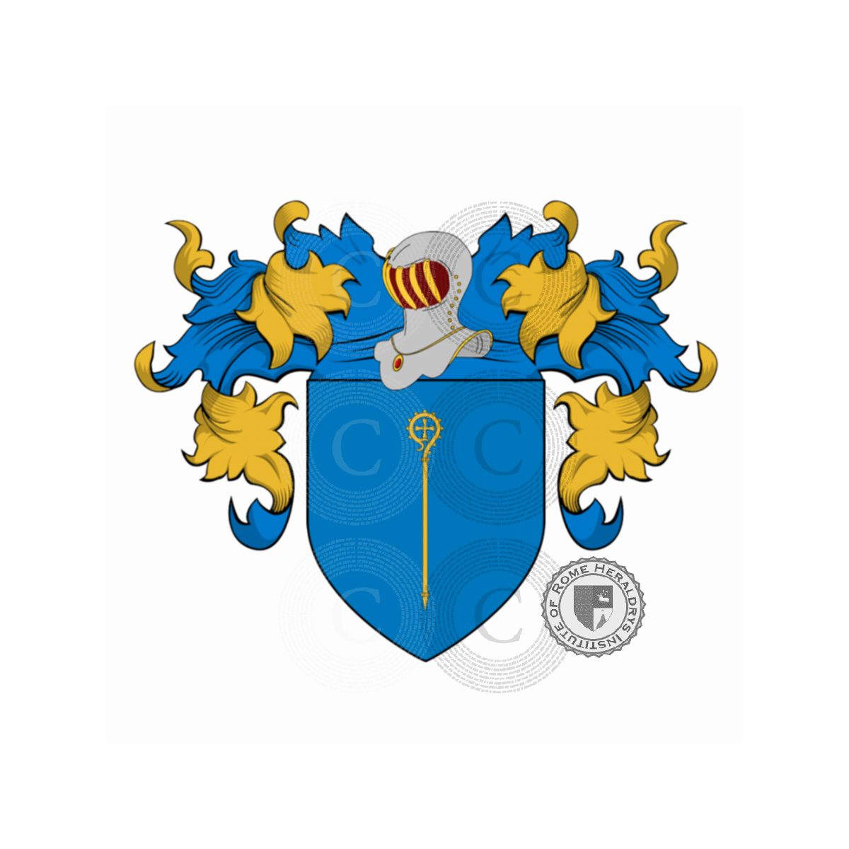 Escudo de la familiaPini, Chiavelli,Pini del Lion Bianco,Pini del Pino,Pini delle Stelle,Pini Palmerini