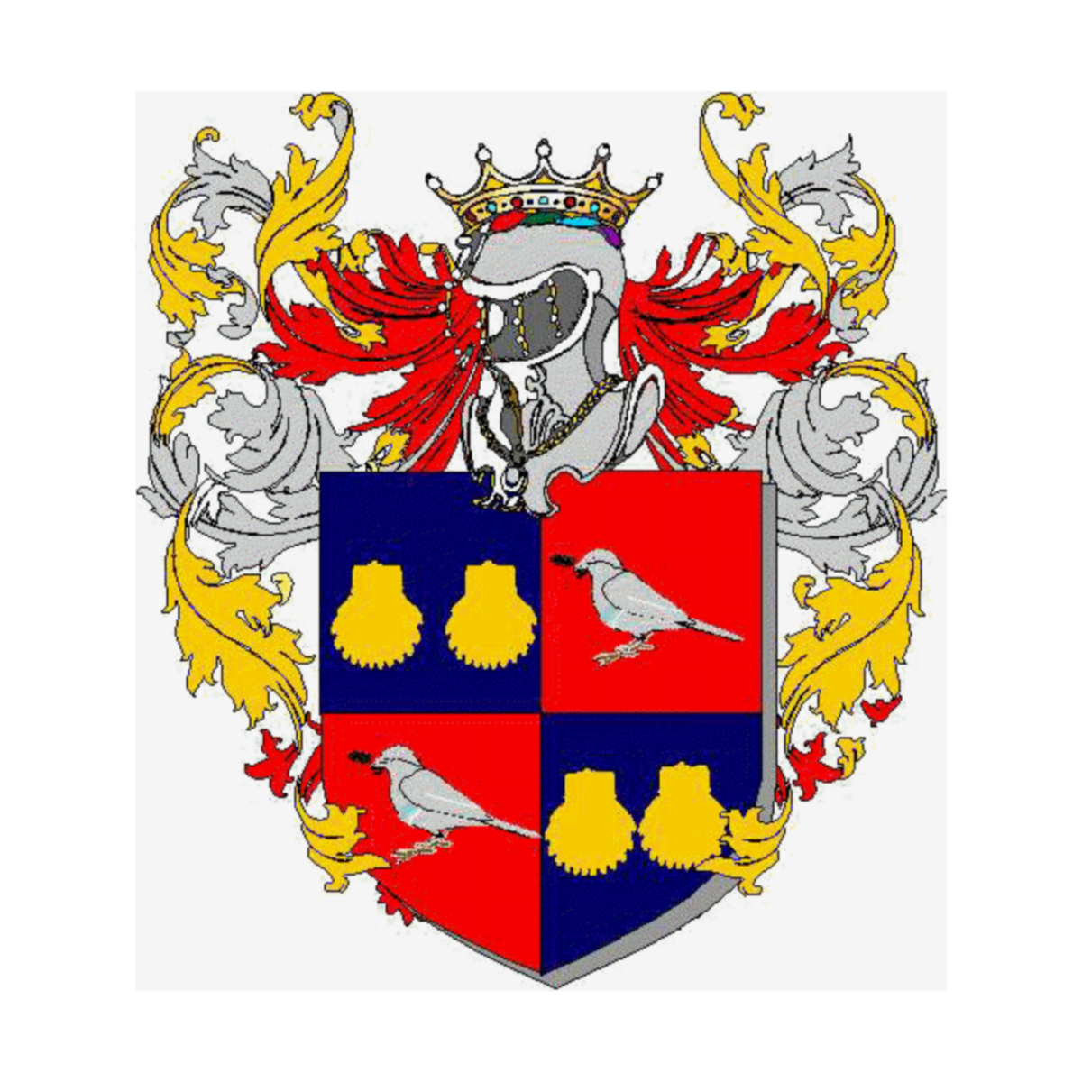 Coat of arms of familyConchiglia, Cocchiglia