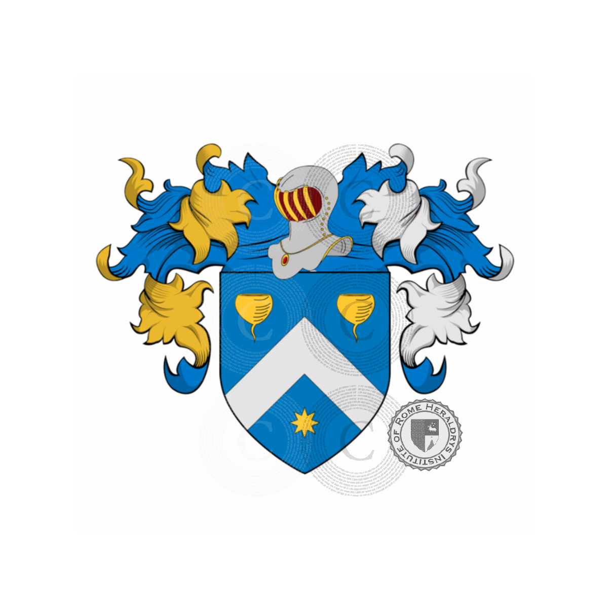 Coat of arms of familyRepelio, Rapello,Repele