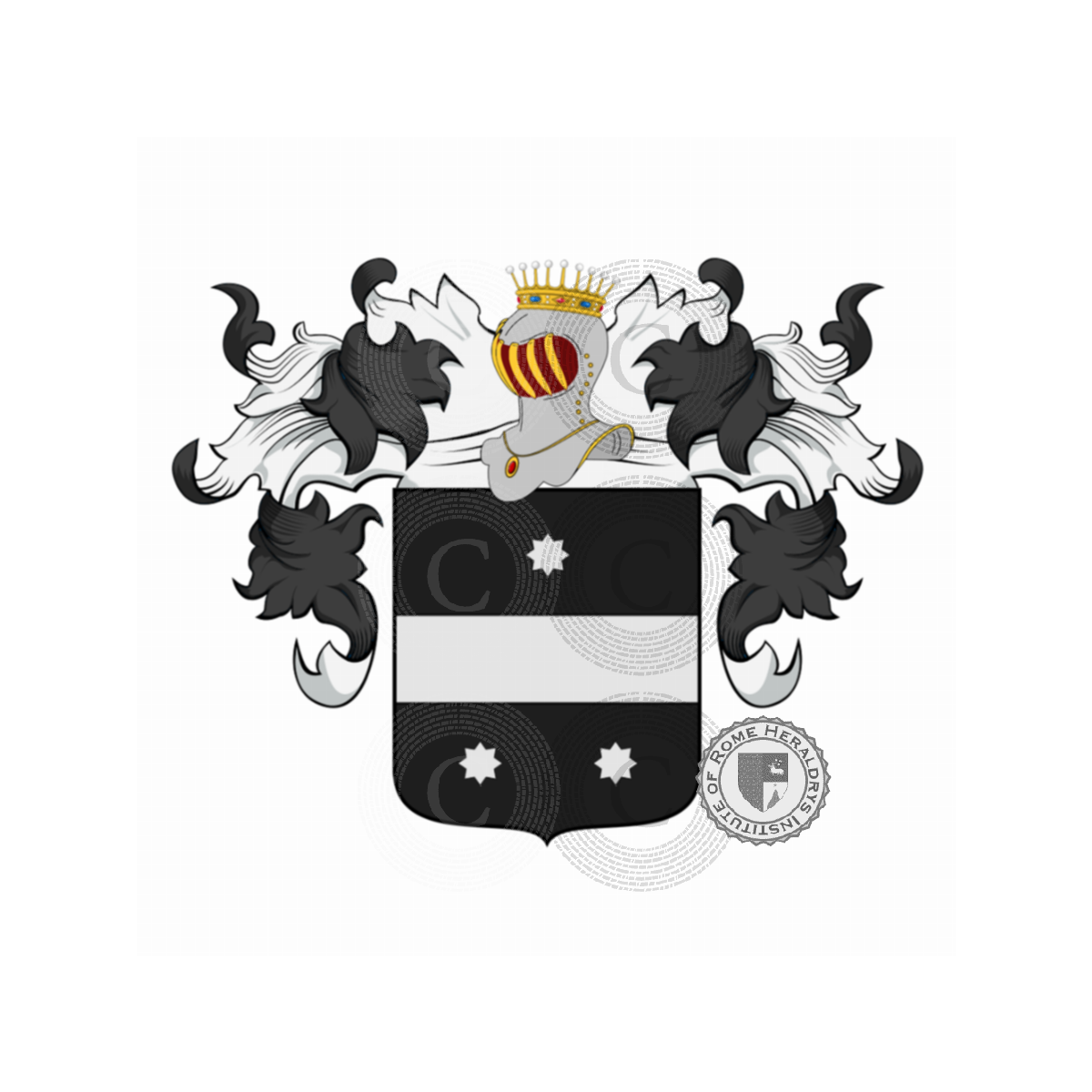 Escudo de la familiaPasturella, Pastorella,Pastorelli,Pastorello