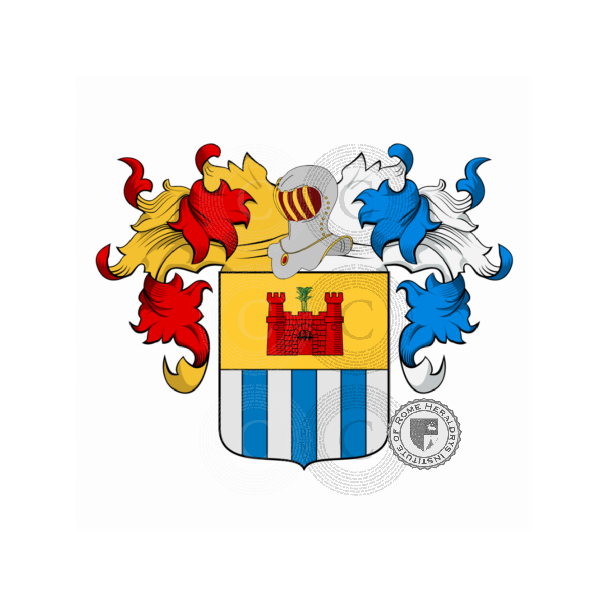 Coat of arms of familyBigatti, Bigatto,Bigatton