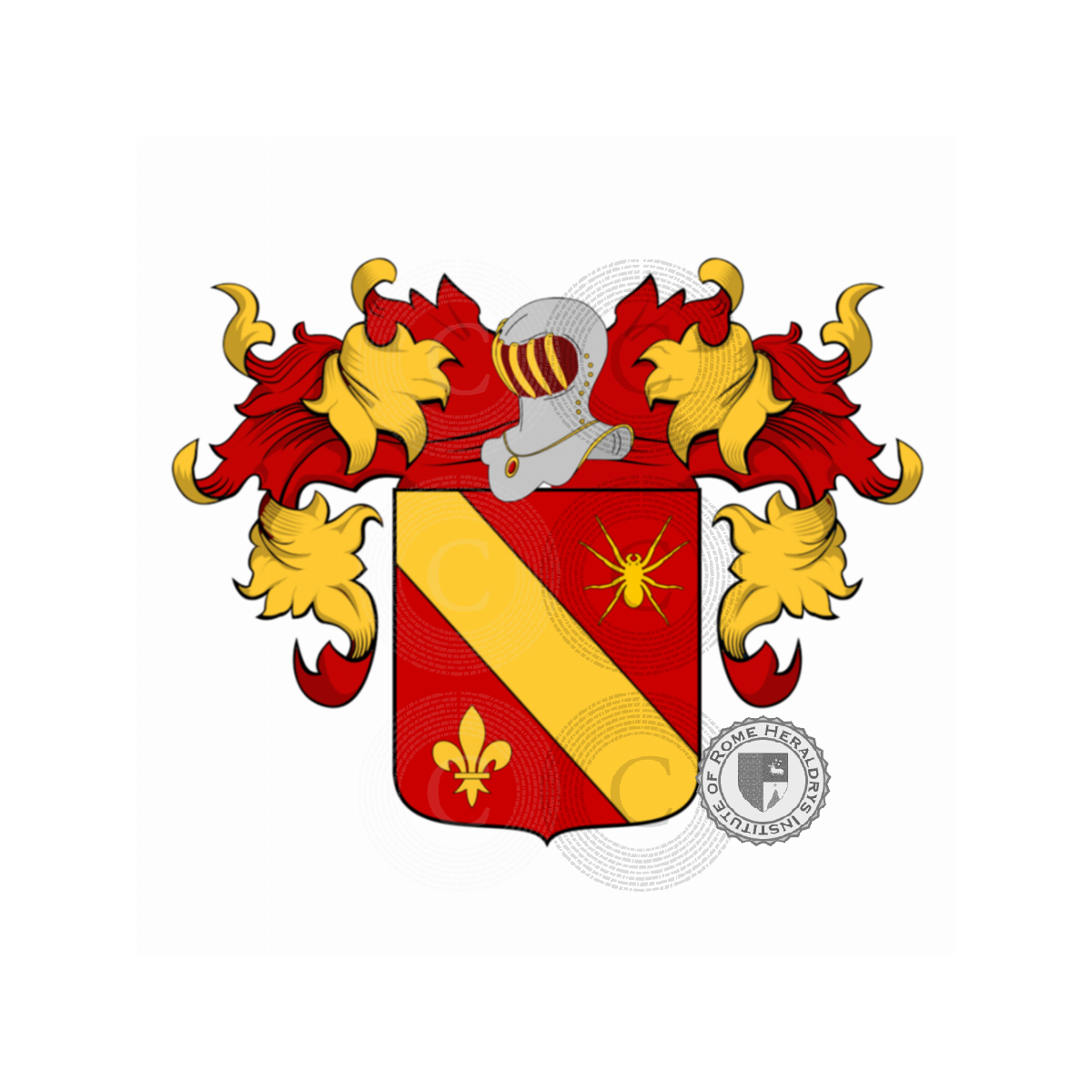 Escudo de la familiaRagni, Tragni