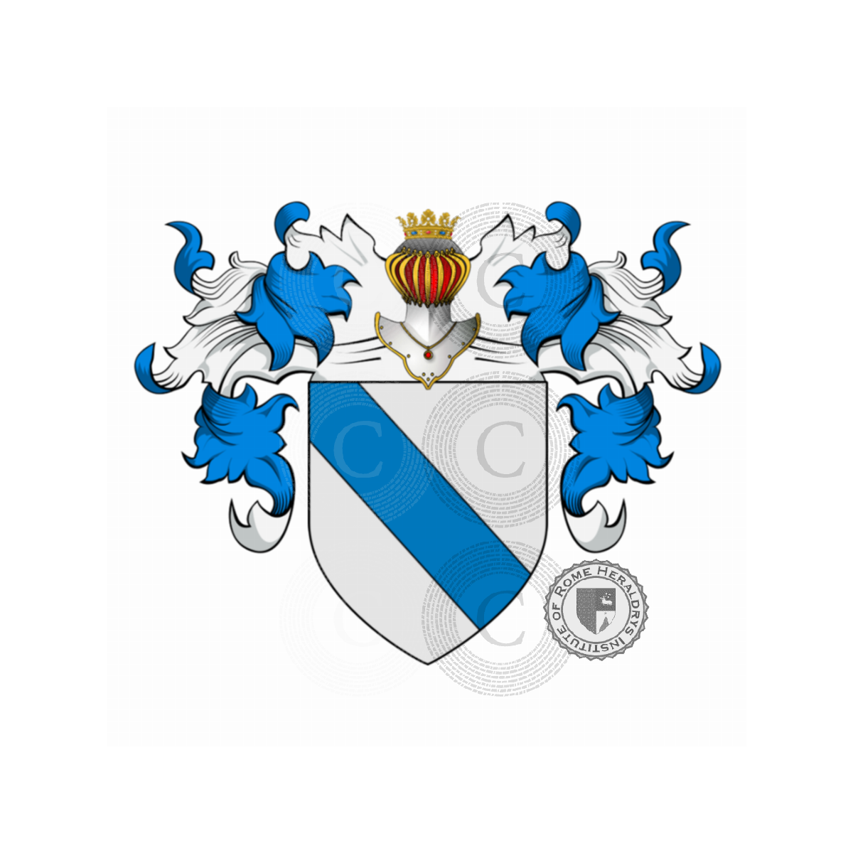 Escudo de la familiaSanudo, Candiani,Canudo,Sanuto