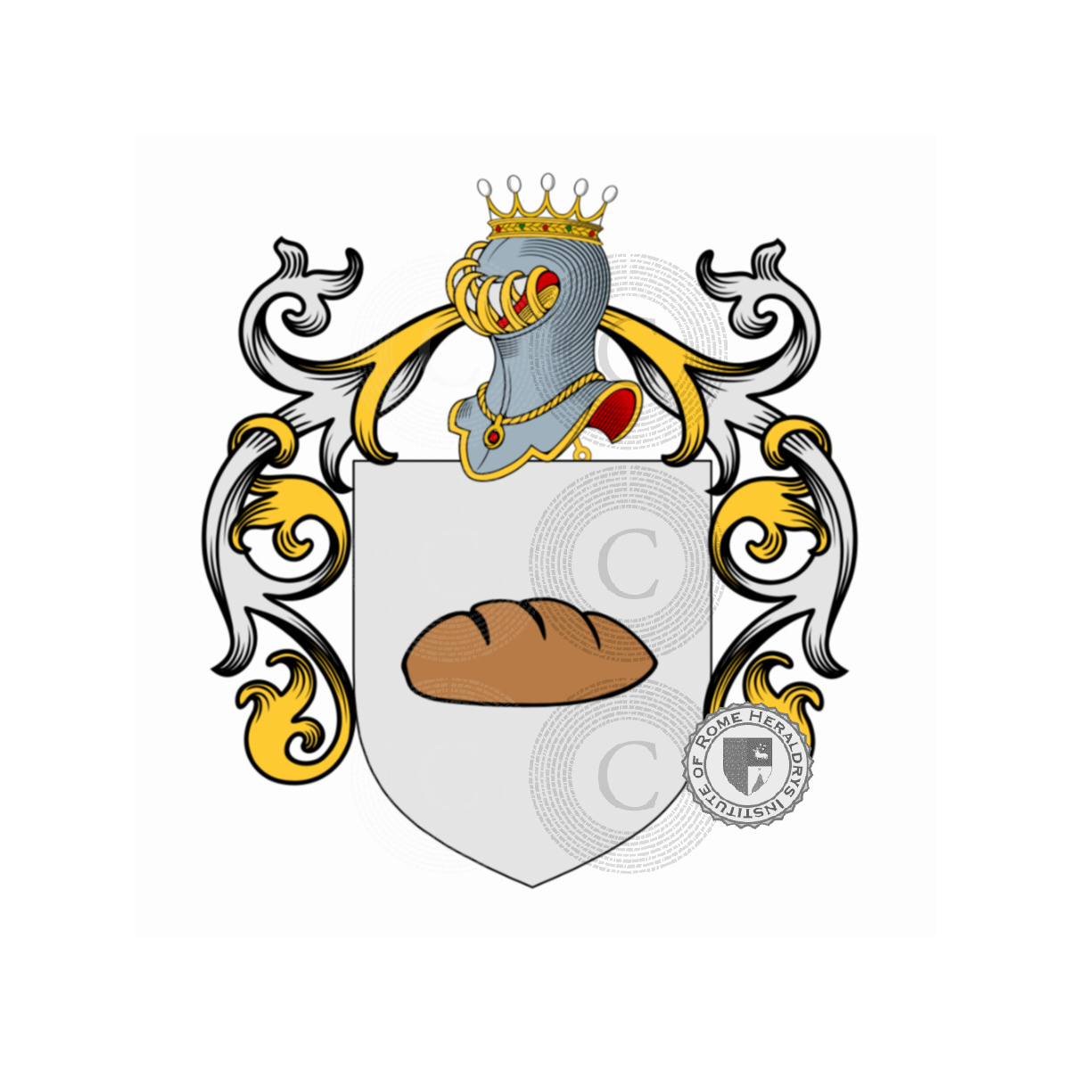 Escudo de la familiaPane, dal Pane,Panetta,Pani